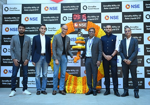 Zerodha Fund House Bell Ringing ceremony of India`s First Growth Liquid ETF - Zerodha Nifty 1D Rate Liquid ETF on NSE(National Stock Exchange)